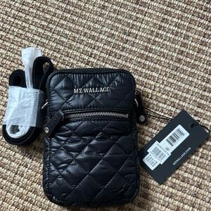 Black MZ Wallace Crossbody Bag